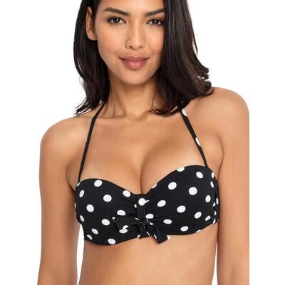 Bikini top bandeau met beugels voor dames lascana powder