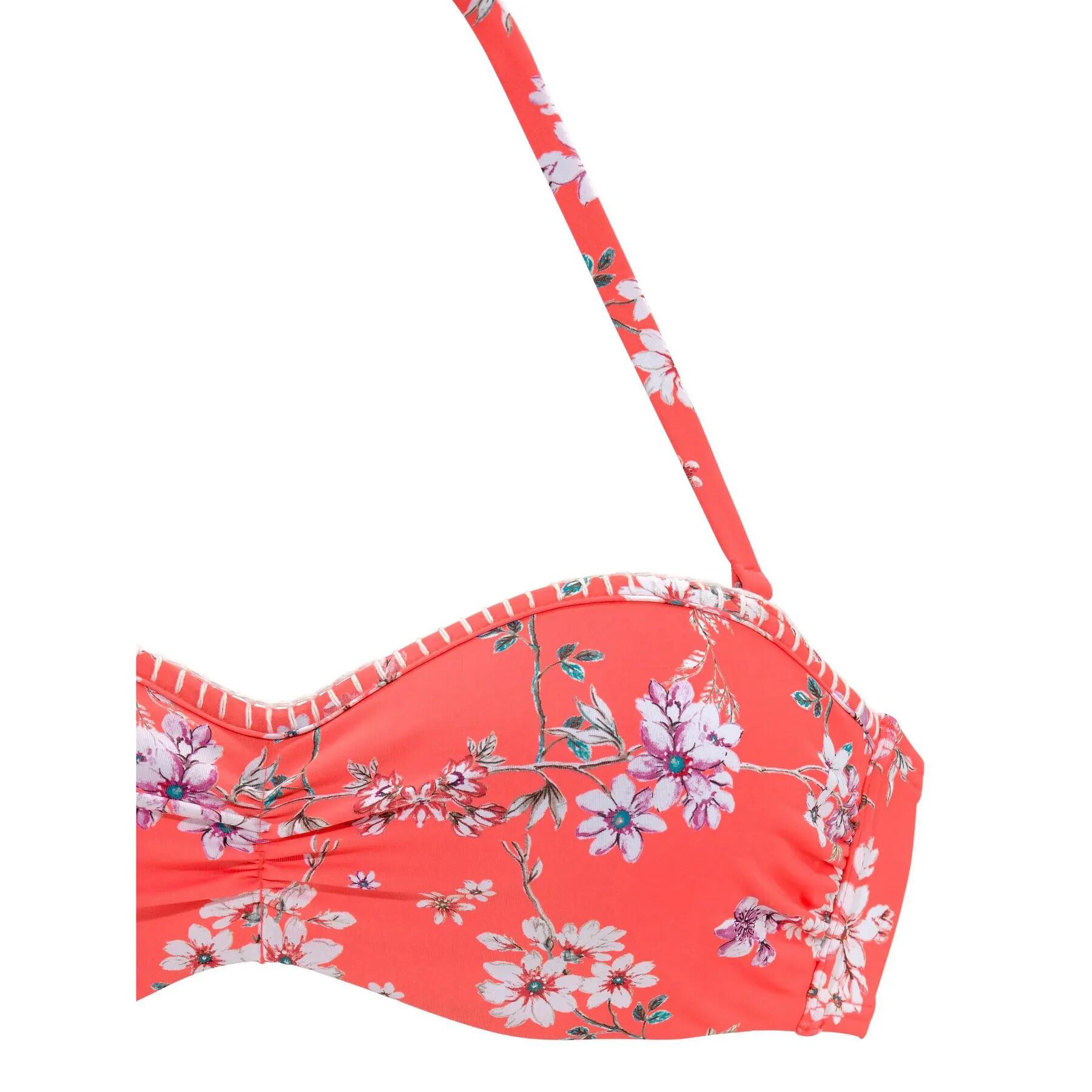 Haut de maillot de bain bandeau armaturé femme Lascana Ditsy 3/7
