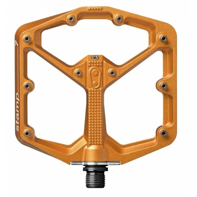 Pédales STAMP 7 large orange 2/2