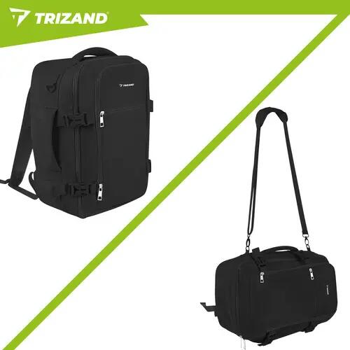 Rucsac calatorie avion 2 in 1, bagaj cabina 40x25x20 cm, 20L, buzunar antifurt 6/7