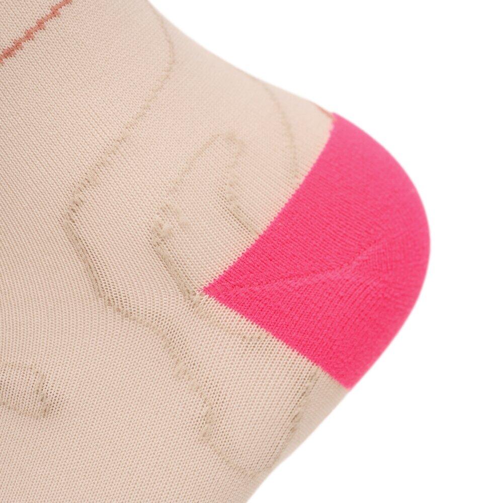 Chaussettes randonnée légères mi-mollet Homme et Femme GR3 Sand Beige 3/6