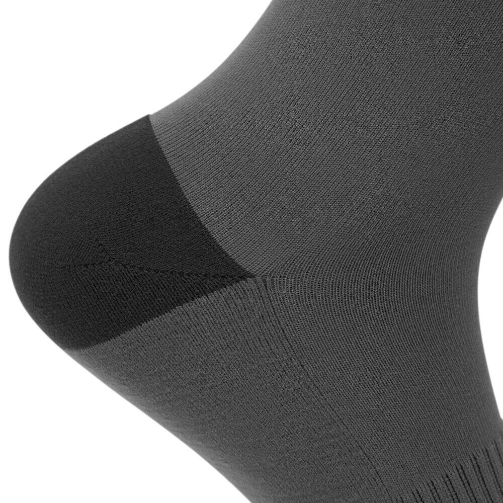 Herren und Damen Wandern Hohe Trailrunning-Crewsocken Pindos Black Schwarz 5/6