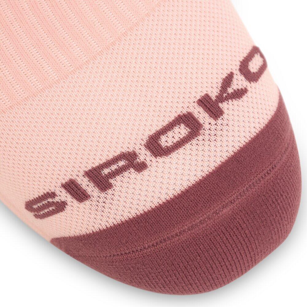 Chaussettes mi-hautes trail running Randonnée Homme et Femme Pindos Purple Pour 5/6