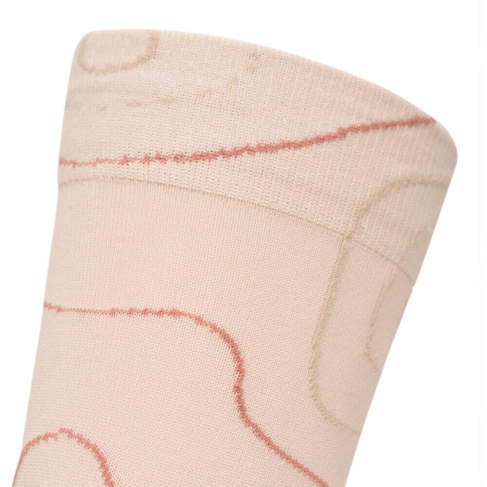 Chaussettes randonnée légères mi-mollet Homme et Femme GR3 Sand Beige 4/6