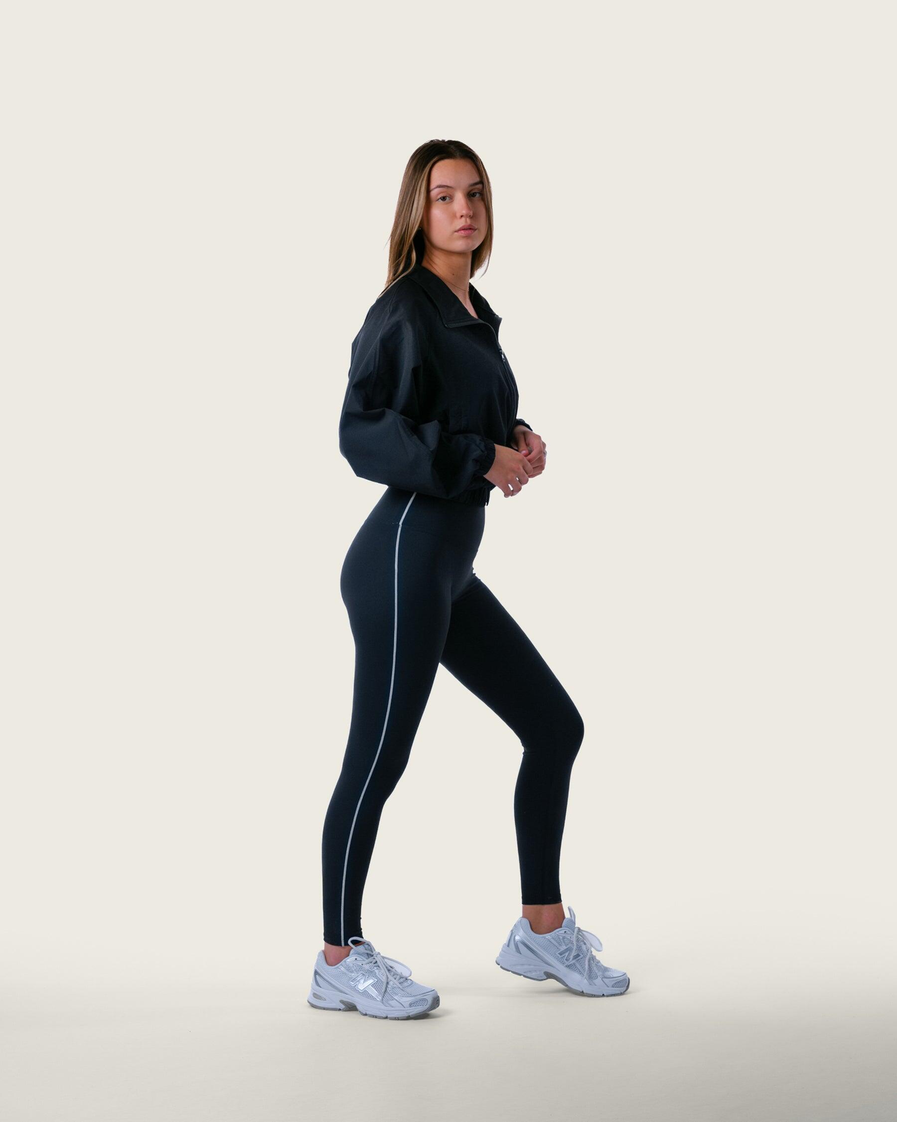 Dames hoge taille legging voor gym en hardlopen – zwart 5/5