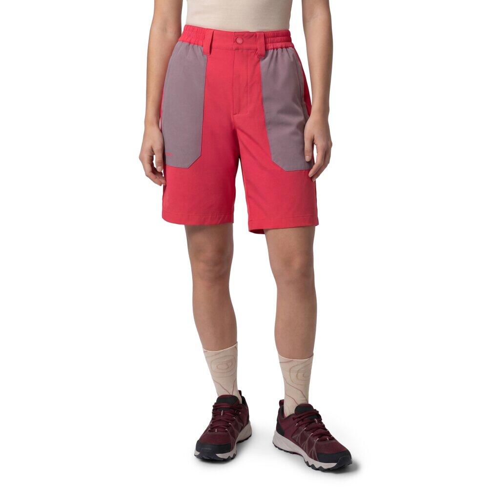 Women Hiking ’s water-repellent shorts Solara-W Pink Pink