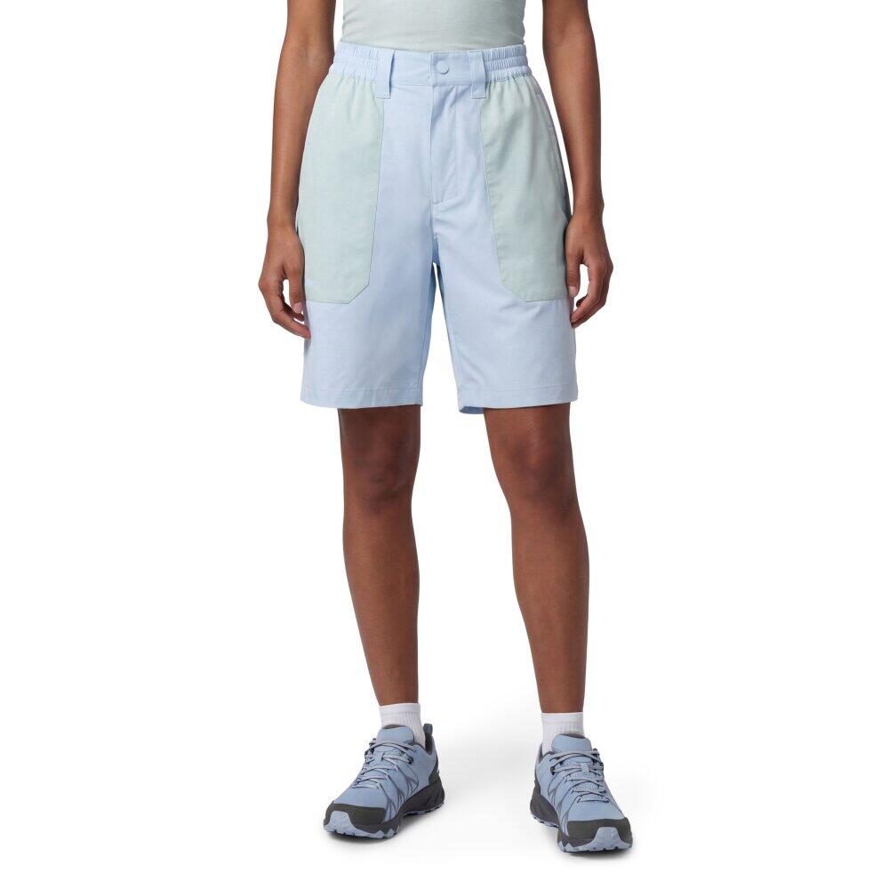 Women Hiking ’s water-repellent shorts Solara-W Blue Blue