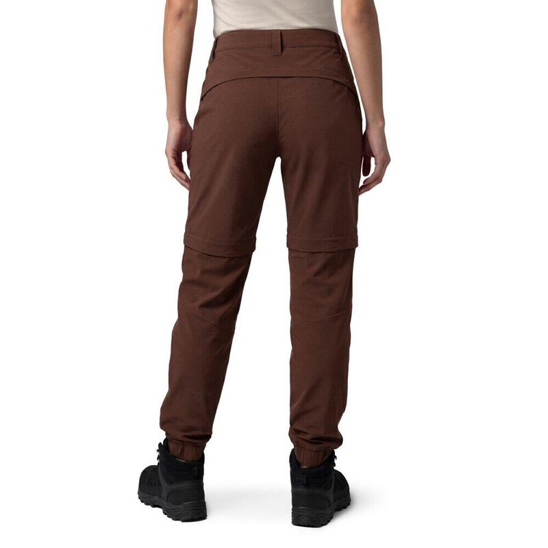 Pantaloni de drumeție transformabili pentru femei Mistral-W Brown Maro