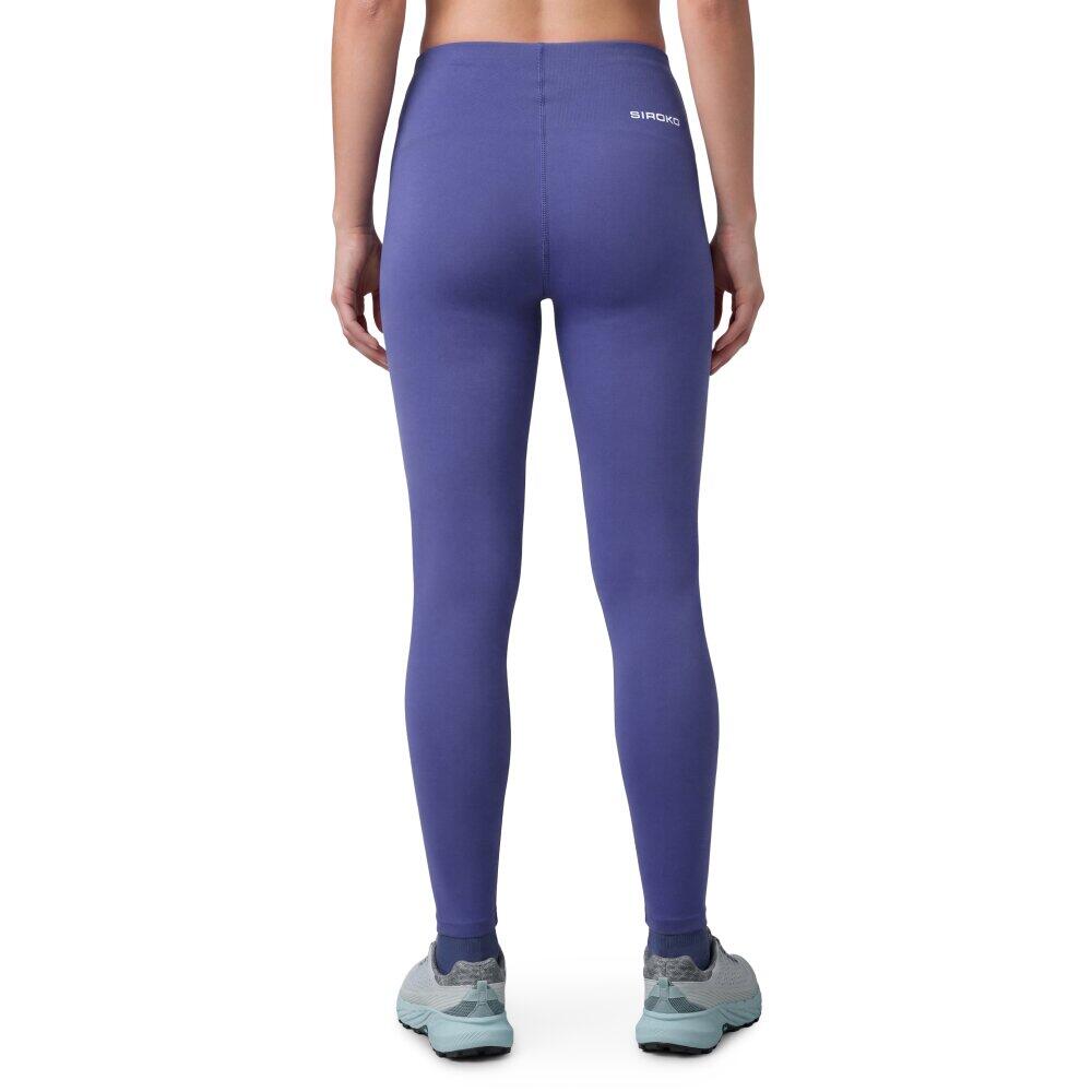 Damskie legginsy do biegania w terenie Siroko Elbrus-W Blue