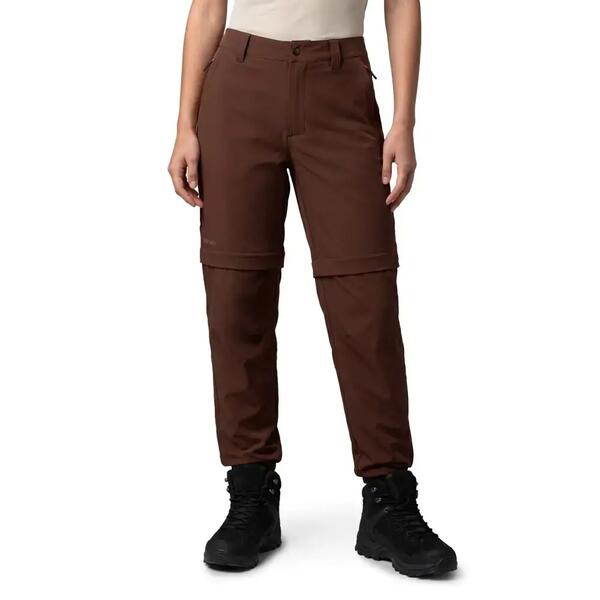 SIROKO Pantalón largo desmontable montaña mujer senderismo Mistral-W Brown Marrón