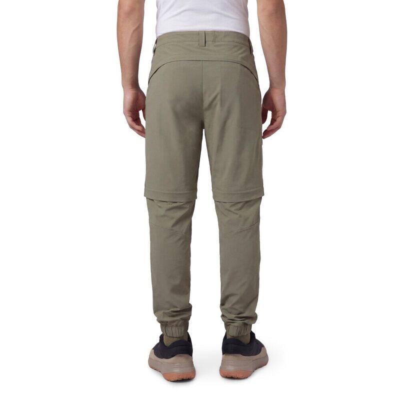 Pantaloni de drumeție convertibili pentru bărbați Cairn Green Verde