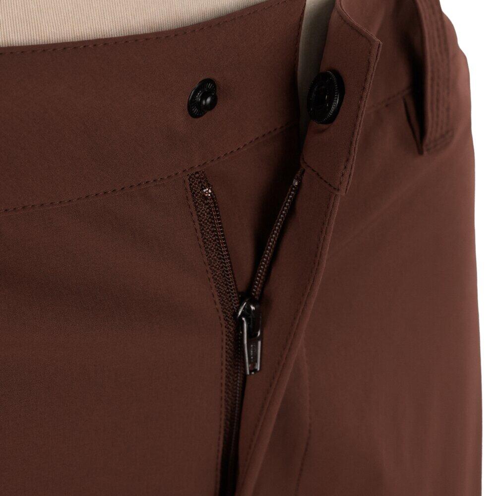 Pantalón largo desmontable montaña mujer senderismo Mistral-W Brown Marrón 4/6