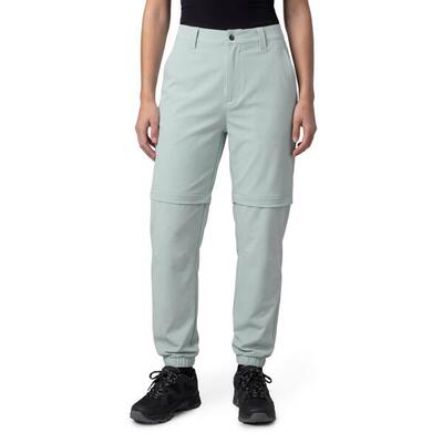 Pantaloni convertibili da escursionismo da donna Mistral-W Green Verde