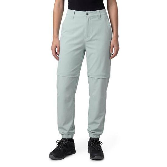 Pantaloni convertibili da escursionismo da donna Mistral-W Green Verde