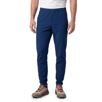Heren stretch trailrunning broek tor blue blauw