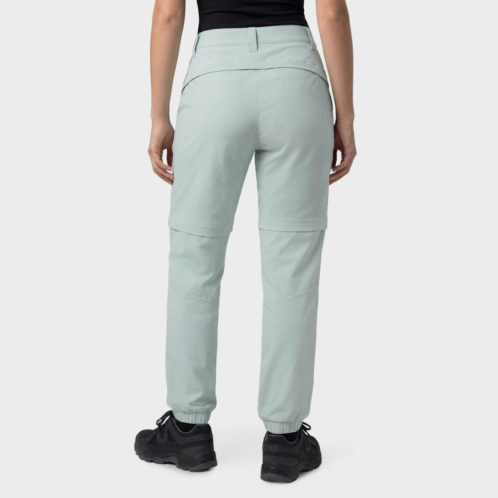 Pantalón largo desmontable montaña mujer senderismo Mistral-W Green Verde 6/6