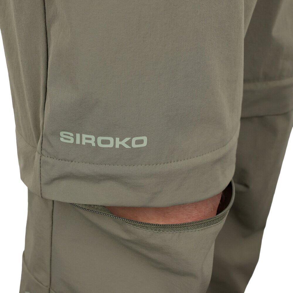 Pantalon modulable randonnée homme Cairn Green Vert 6/6