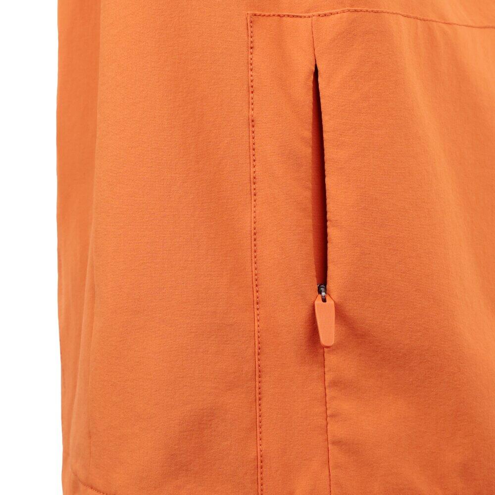 Chaleco ligero cortavientos trail running hombre Zegama Orange Naranja 5/7