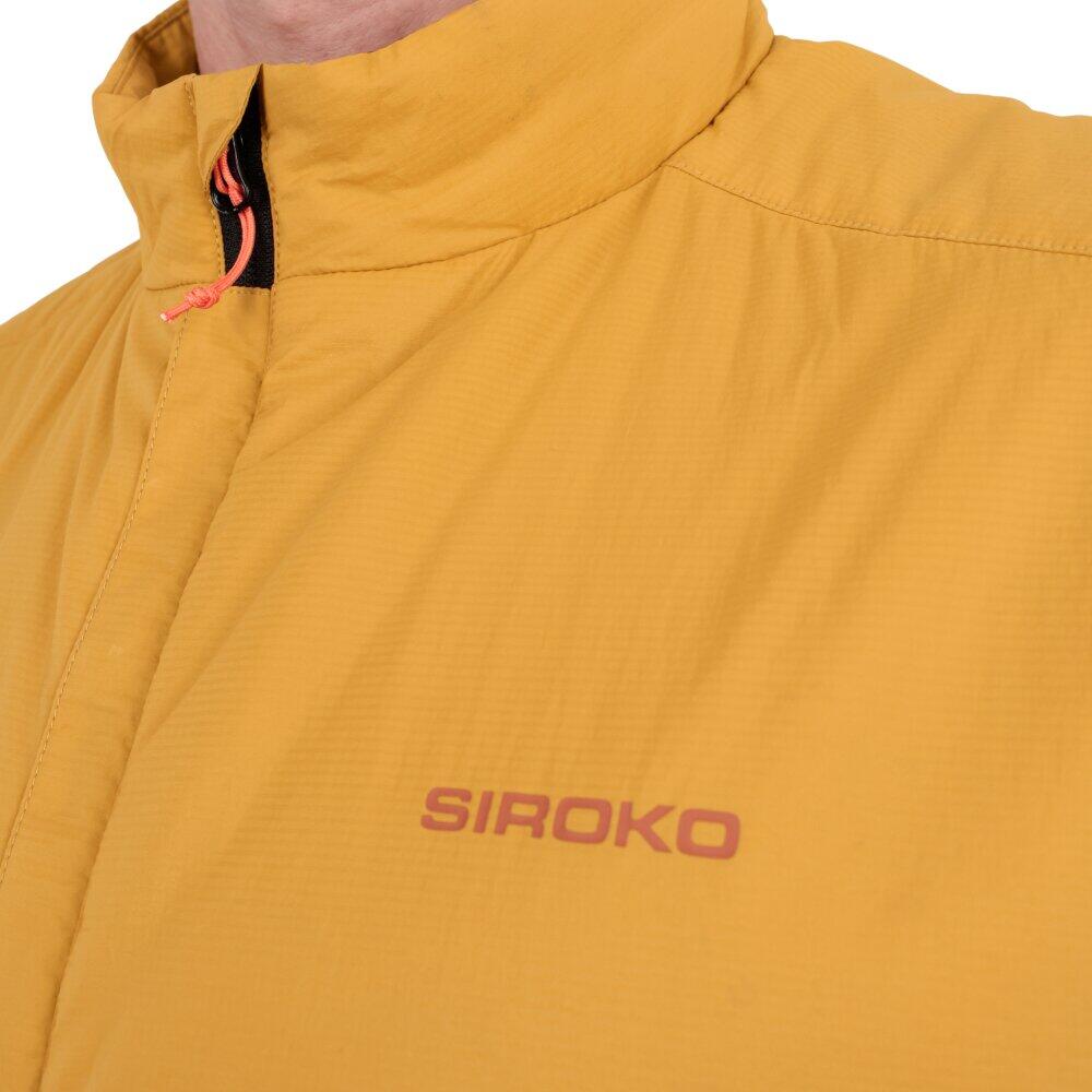 Chaleco insulado ultraligero montaña hombre Ararat Mustard Amarillo 4/7