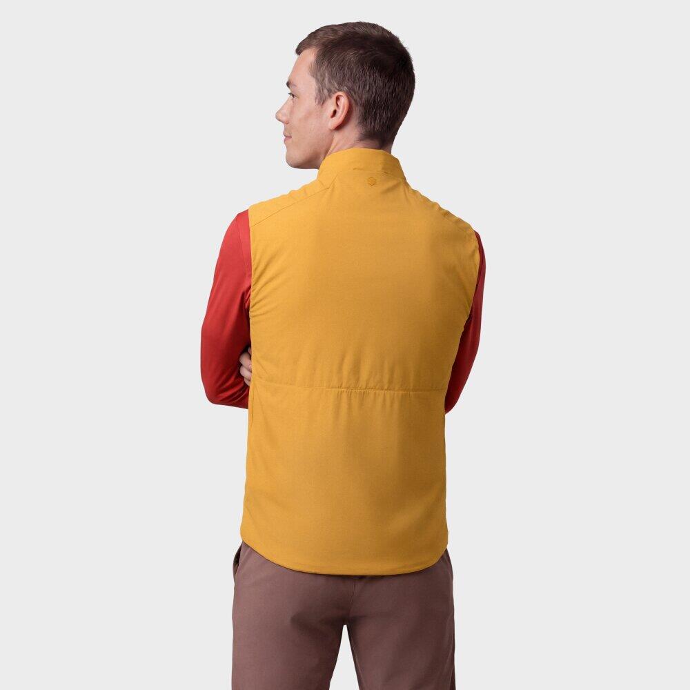 Chaleco insulado ultraligero montaña hombre Ararat Mustard Amarillo 6/7