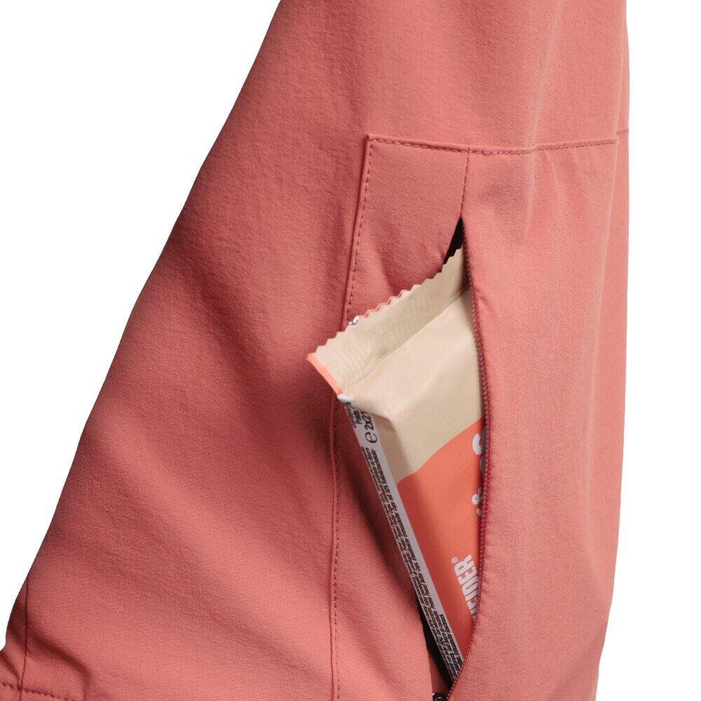 Gilet coupe-vent léger trail running femme Zegama-W Orange Orange 4/7