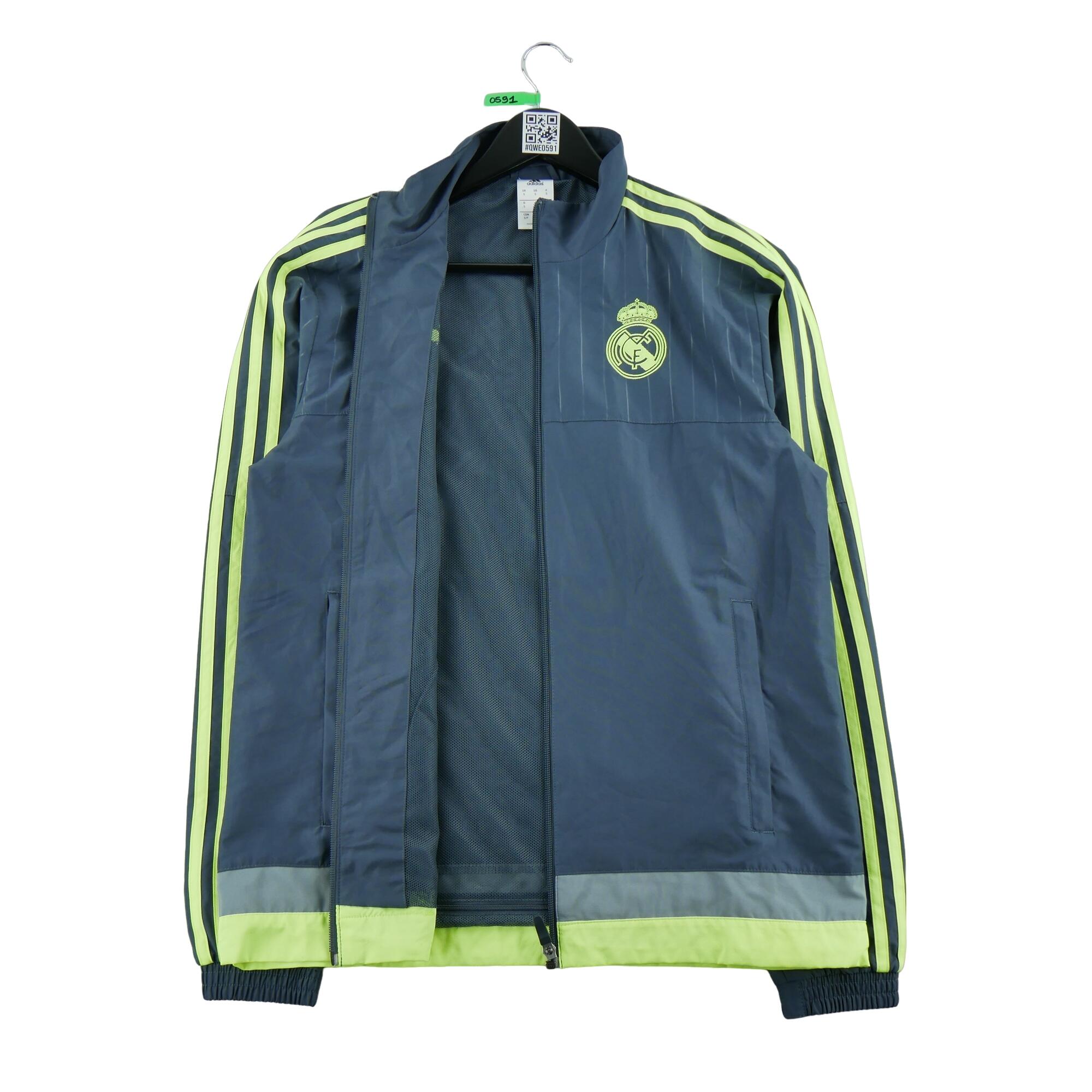 Segunda vida - Casaco Masculino Real Madrid F.C Adidas - Em muito bom estado 3/6