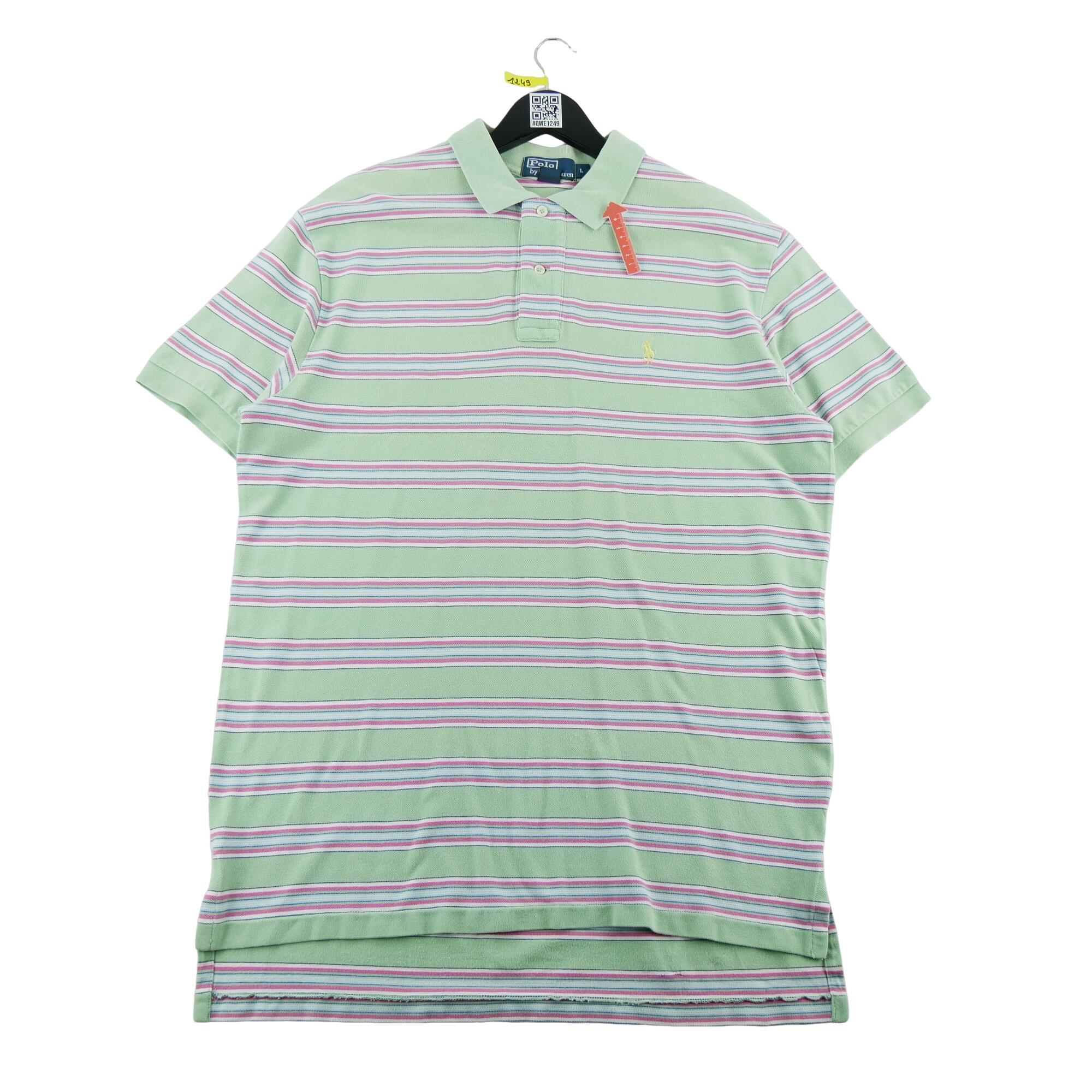 Second hand - Polo maniche corte uomo verde Polo Ralph Lauren - Stato buono 6/7