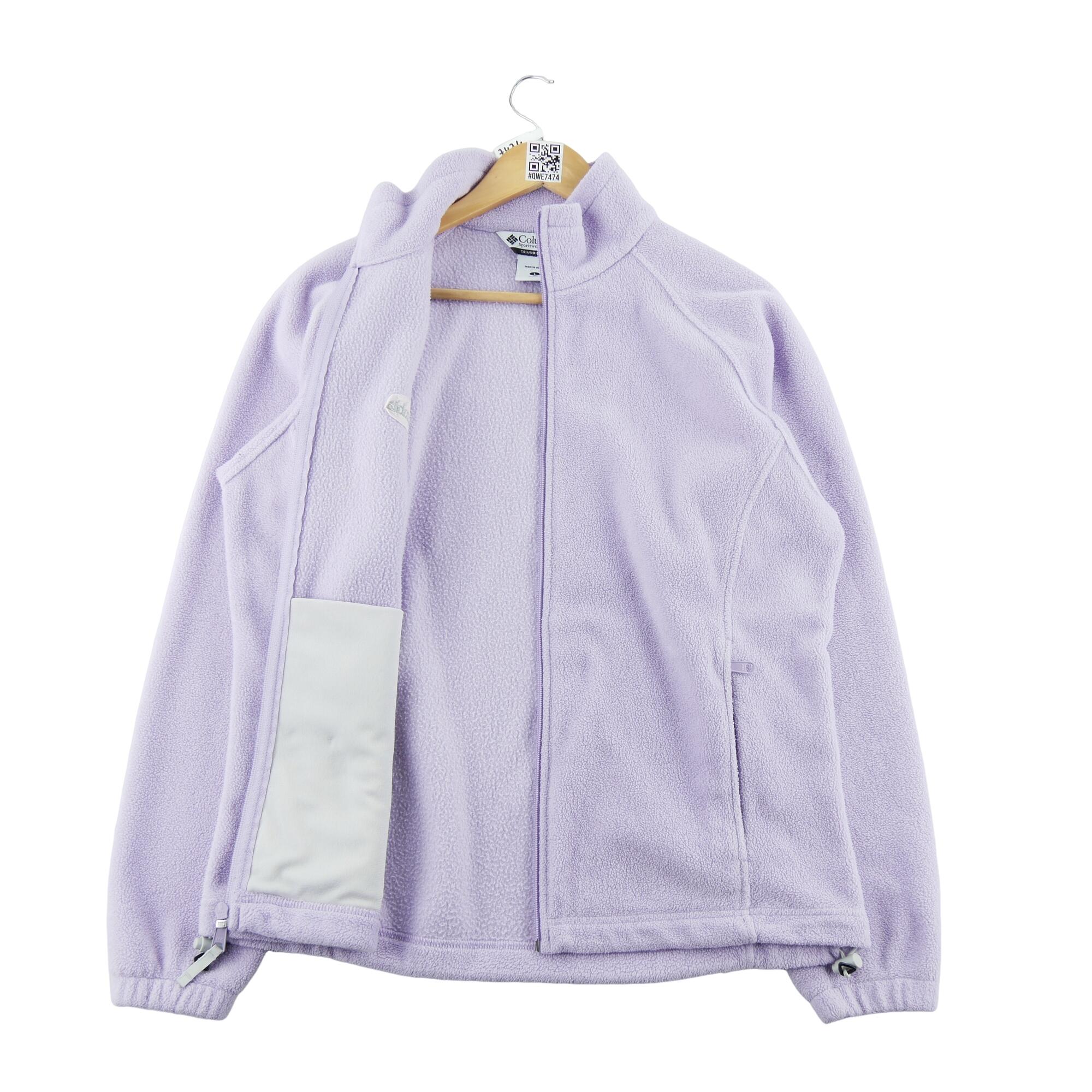 Refurbished - Columbia Damen Fleecejacke lila - Wie neu 3/6