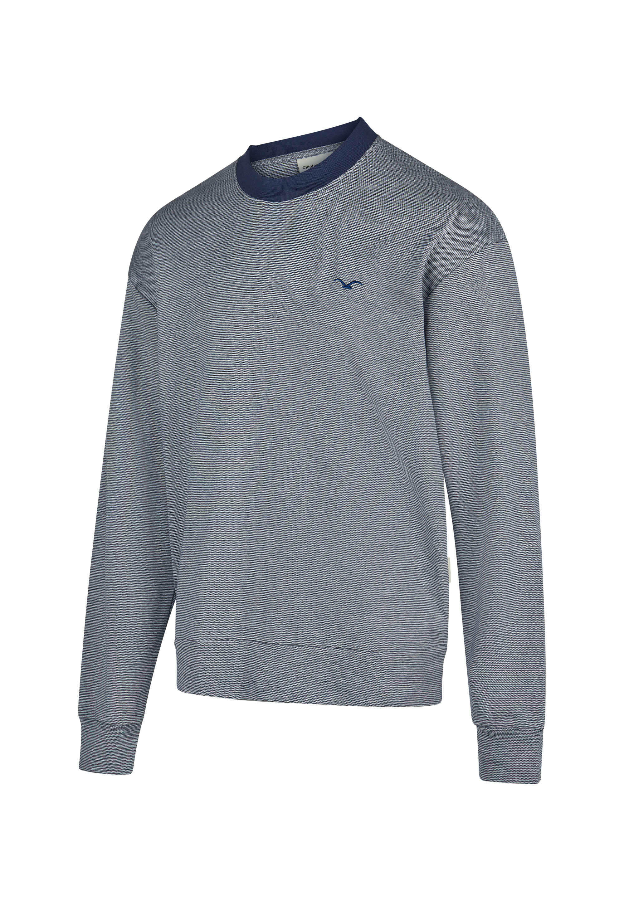 Sweatshirt Boxy Crewneck Ligull Mini Stri 2/5