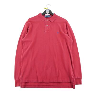 Tweedehands - polo ralph lauren heren long sleeve polo - goede staat