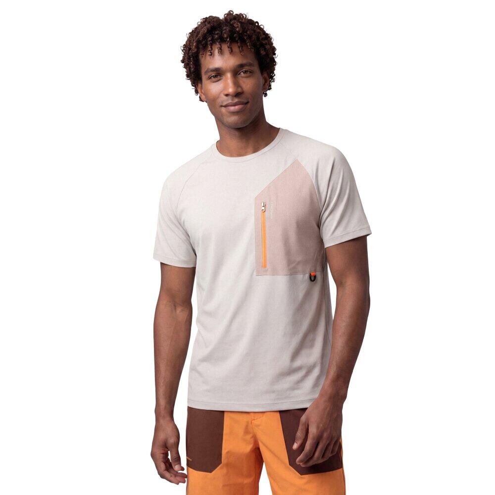 Tricou tehnic de drumeție pentru bărbați Waterton Sand Bej