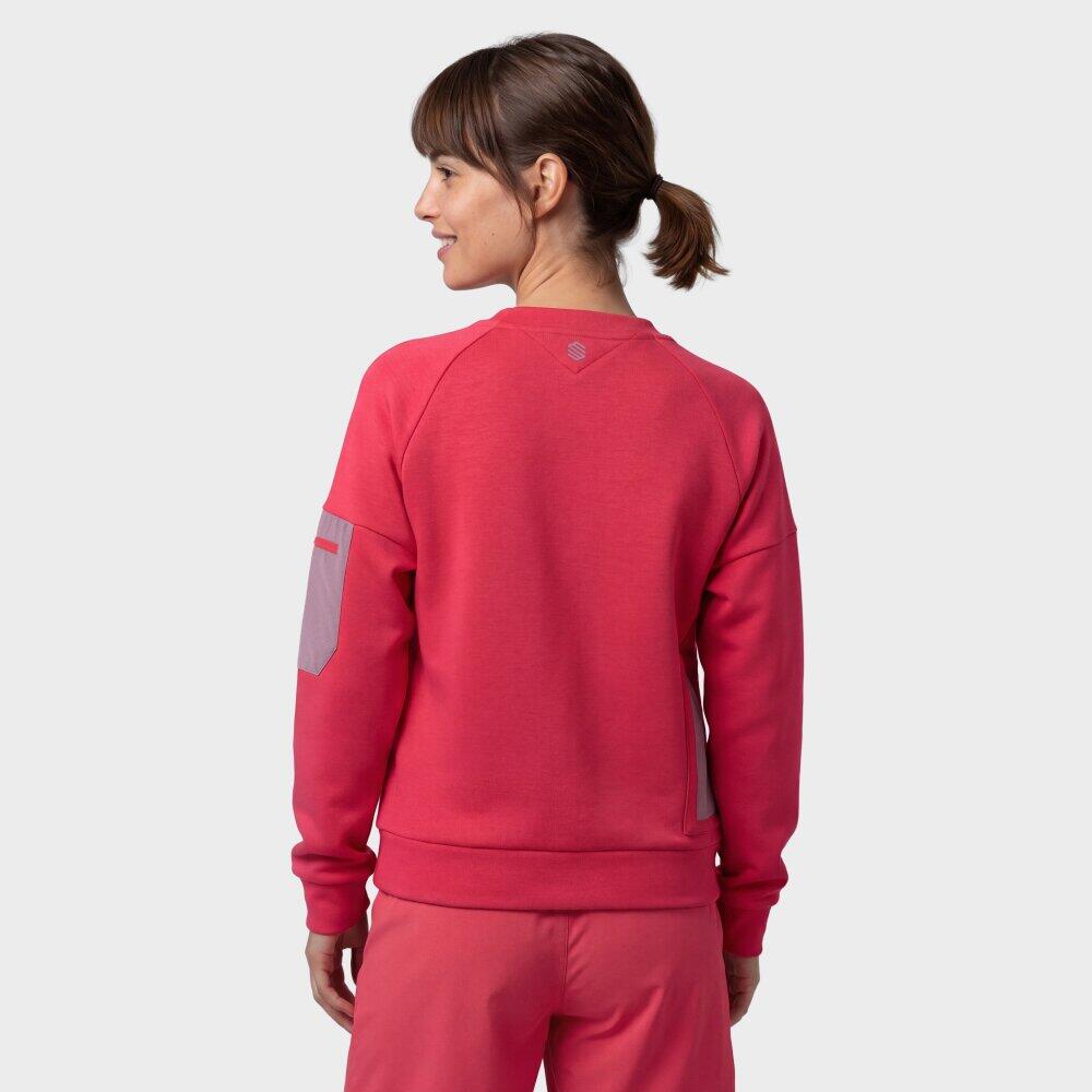 Felpa tecnica escursionismo donna Tatras-W Red Rosso 6/6
