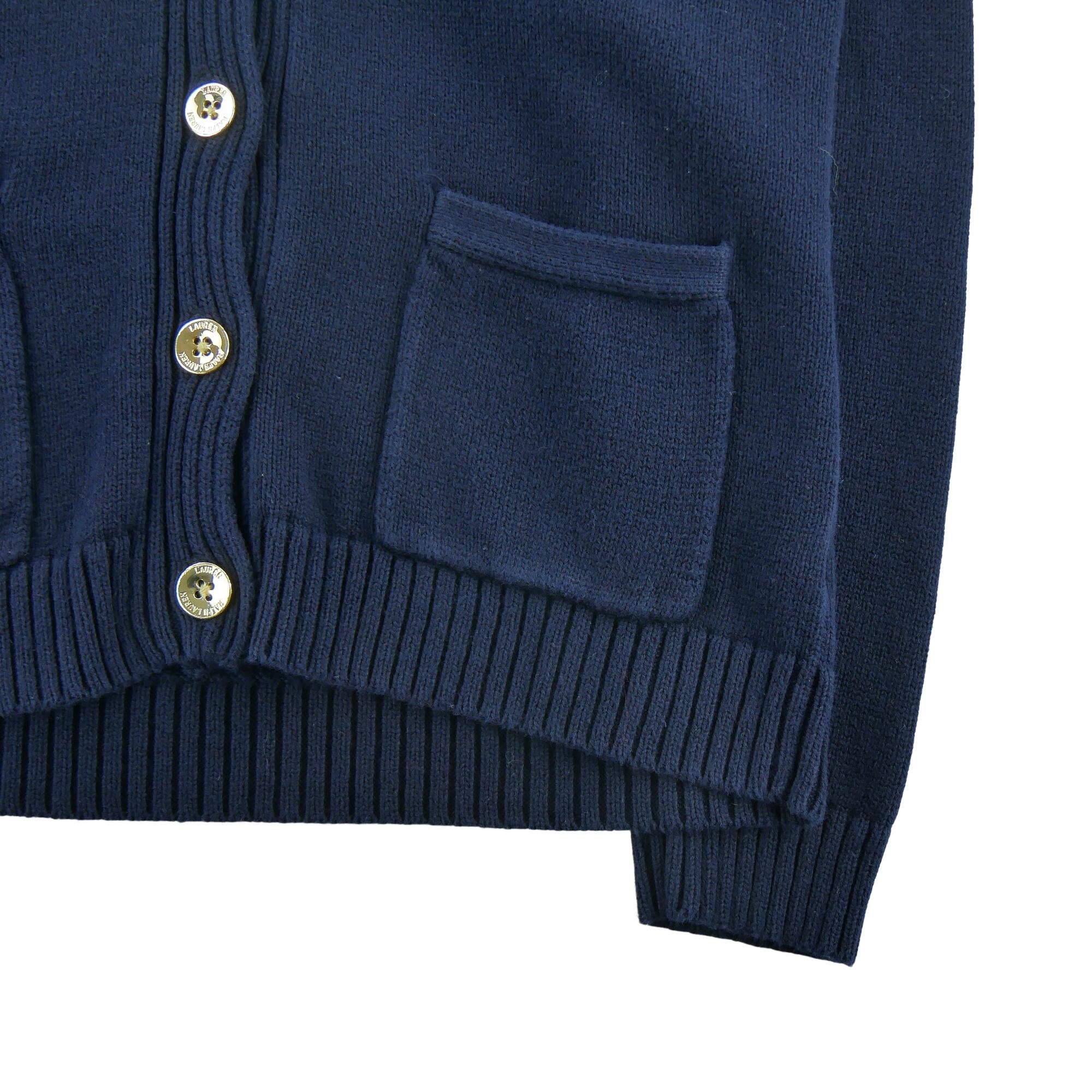 Second hand - Cardigan donna blu Lauren Ralph Lauren - Stato eccellente 4/5
