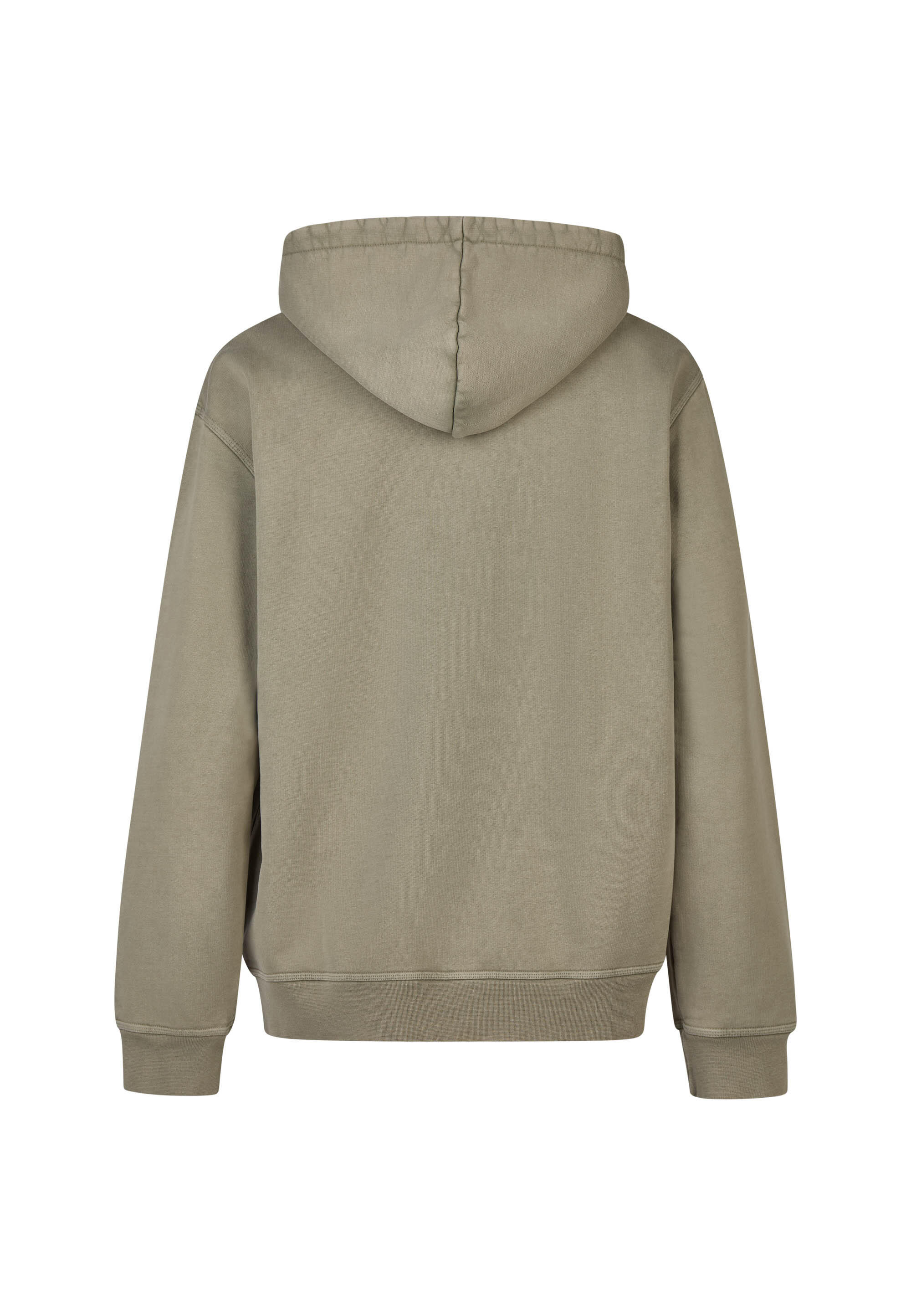 Sweatshirt Boxy Hooded Ligull Washed 2/3