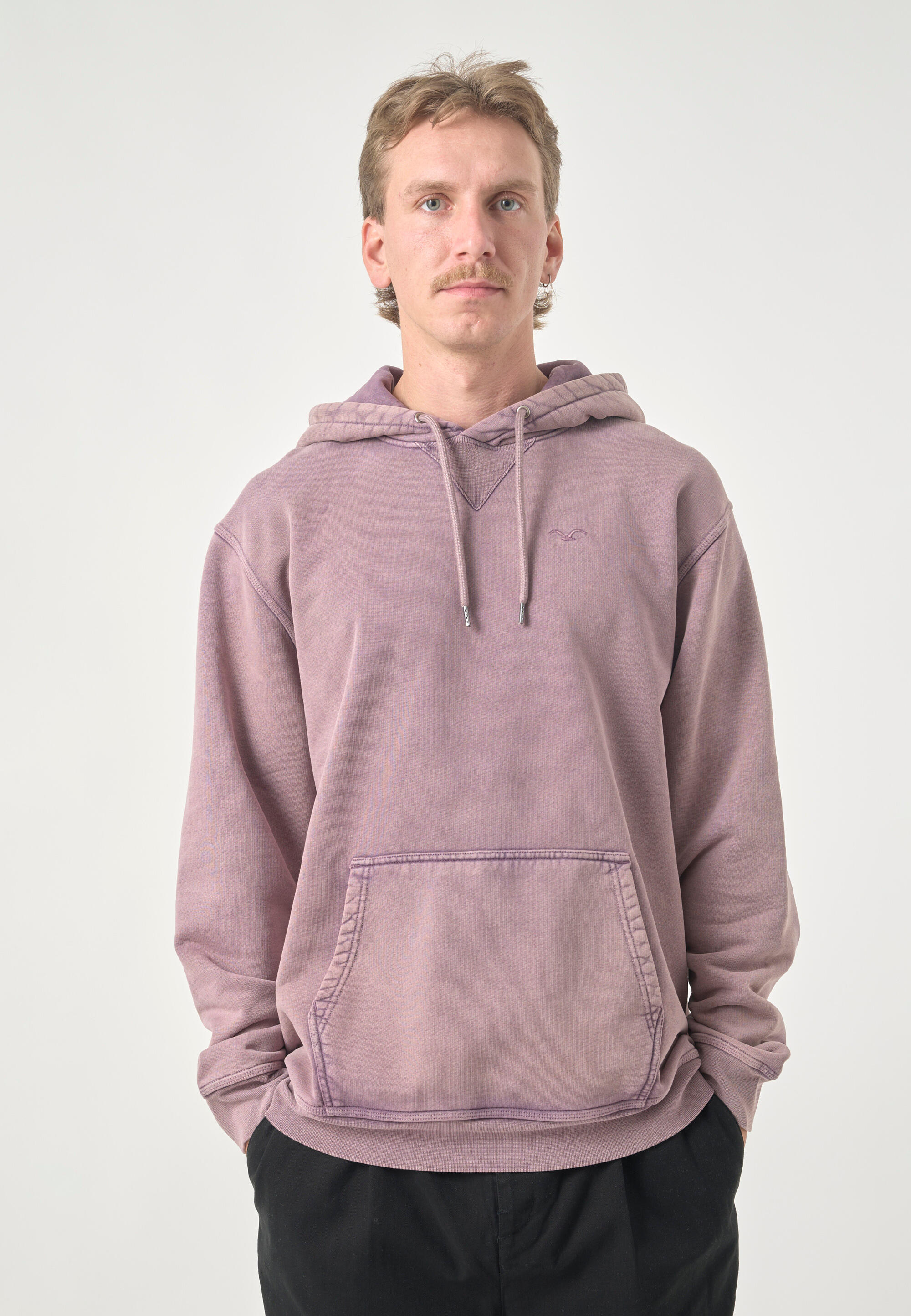 Sweatshirt Boxy Hooded Ligull Washed 5/5