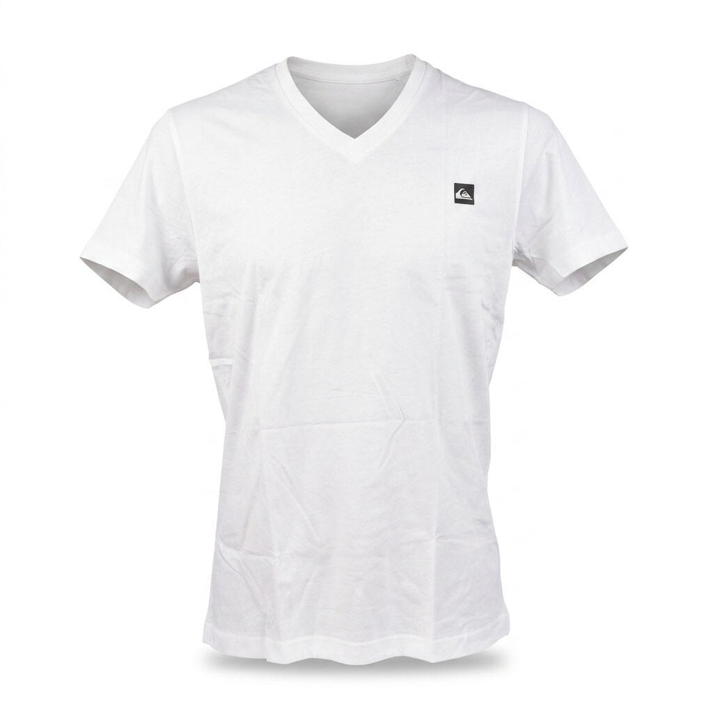 Quiksilver Pack de 2 T Shirts Homme 100% Coton Col Rond ou Col V 6/7