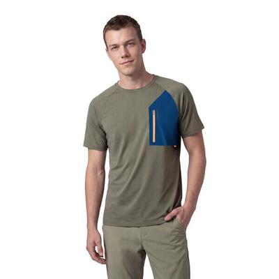 Heren technisch wandel t-shirt waterton green groen
