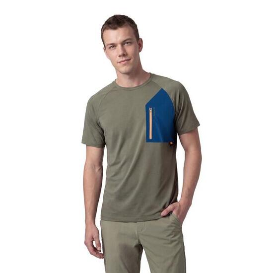 Herren wander-funktionsshirt Waterton Green Grün