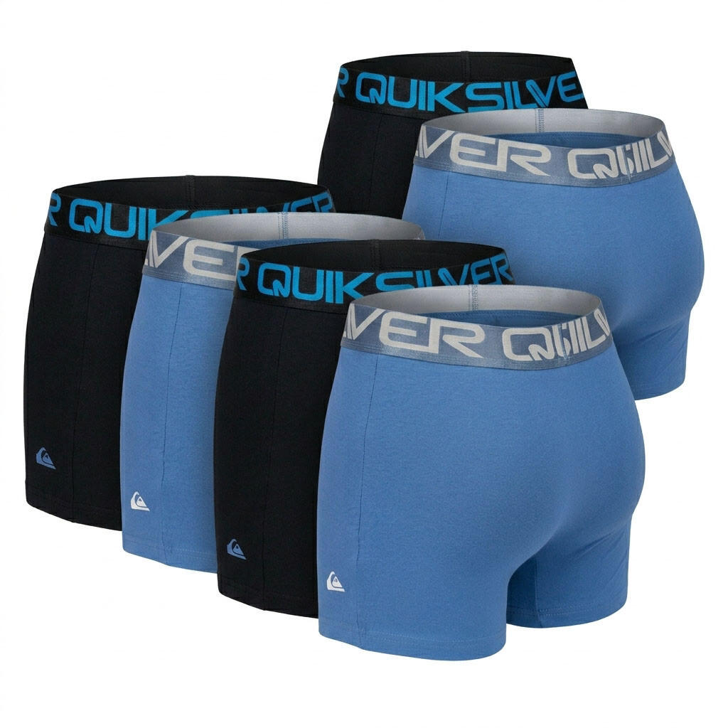 Confezione 6 Boxer Uomo Cotone Stretch Quiksilver 5/7