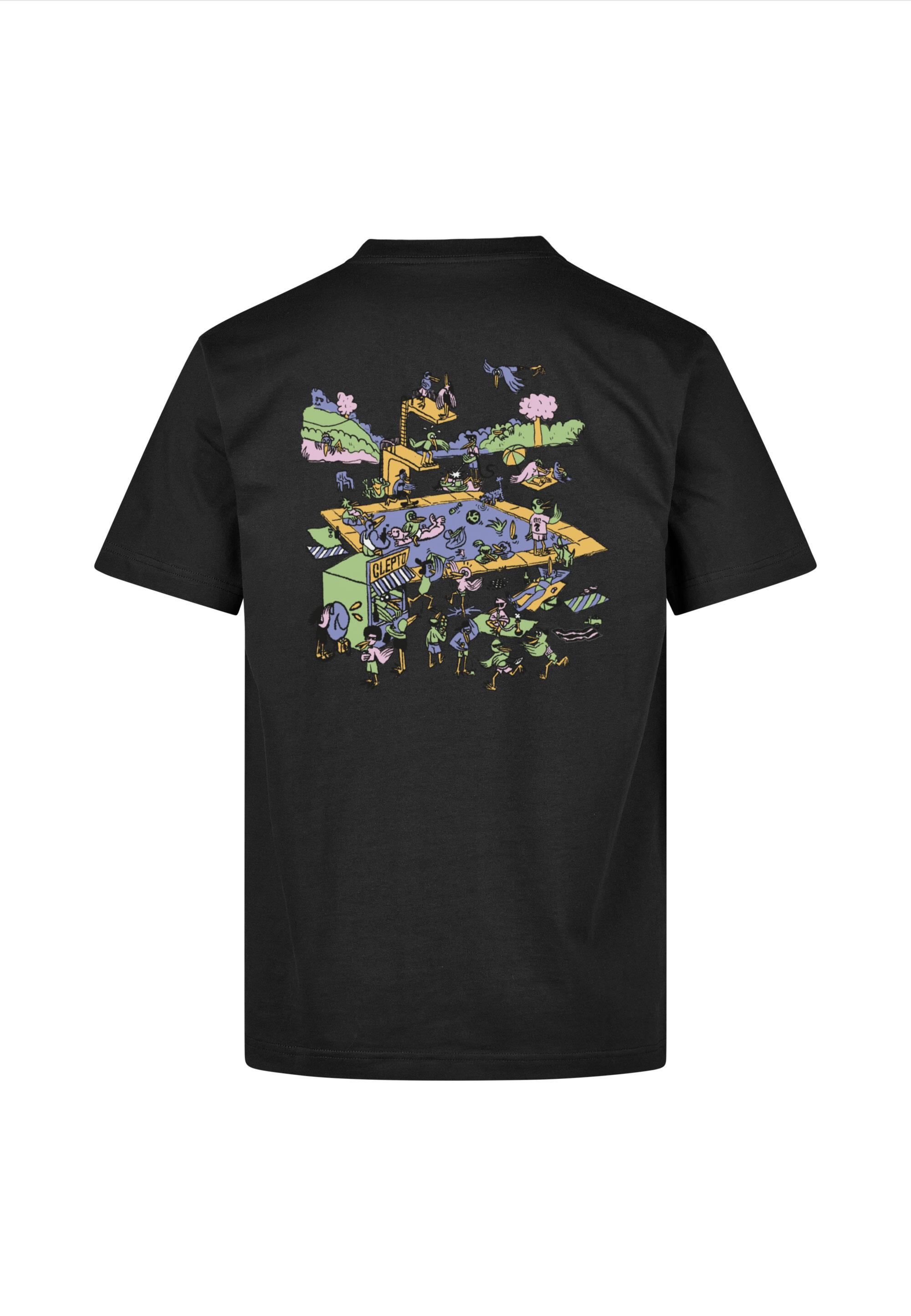 T-Shirt mit großem Backprint 2/5