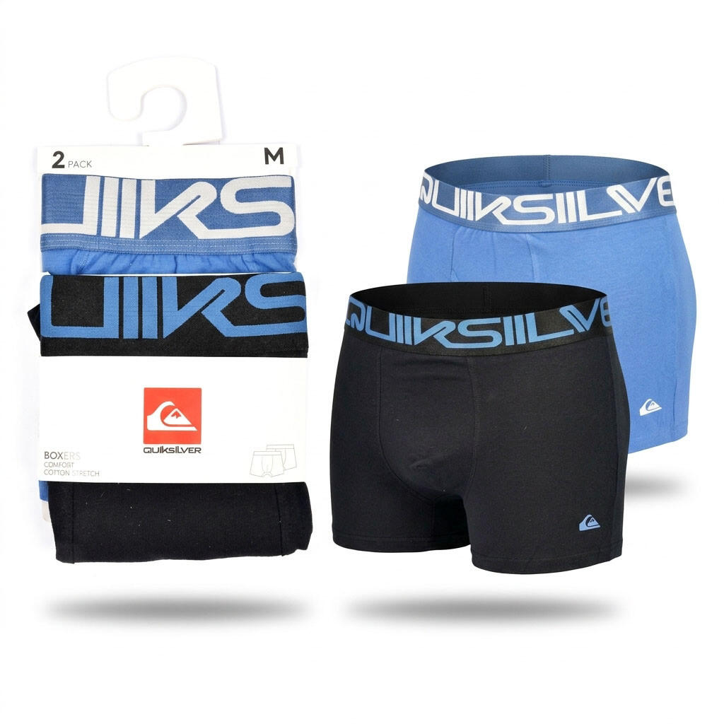 Confezione 6 Boxer Uomo Cotone Stretch Quiksilver 4/7