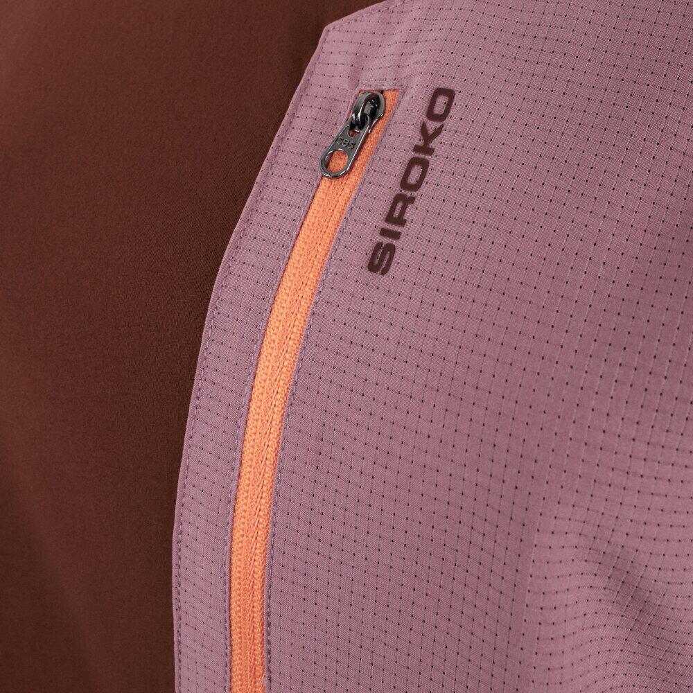 Camiseta manga corta bolsillo montaña mujer Waterton-W Brown Marrón 5/6