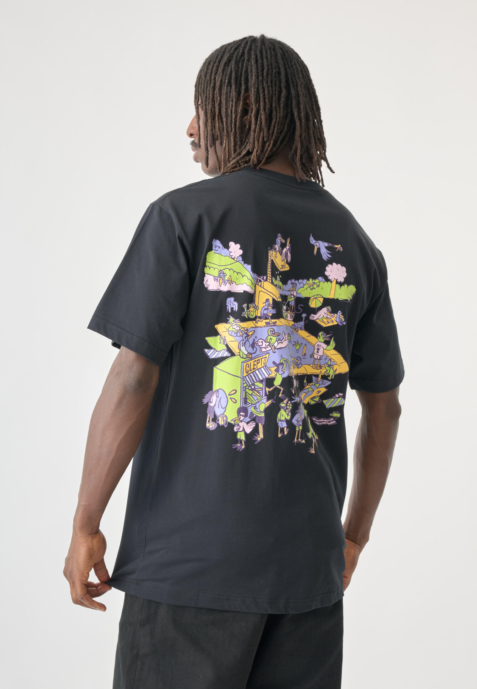 T-Shirt mit großem Backprint 5/5