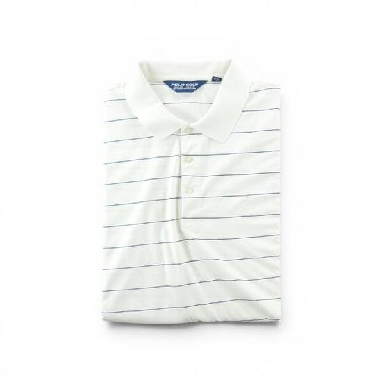 Seconde vie - Polo manches courtes Homme Blanc - Bon état