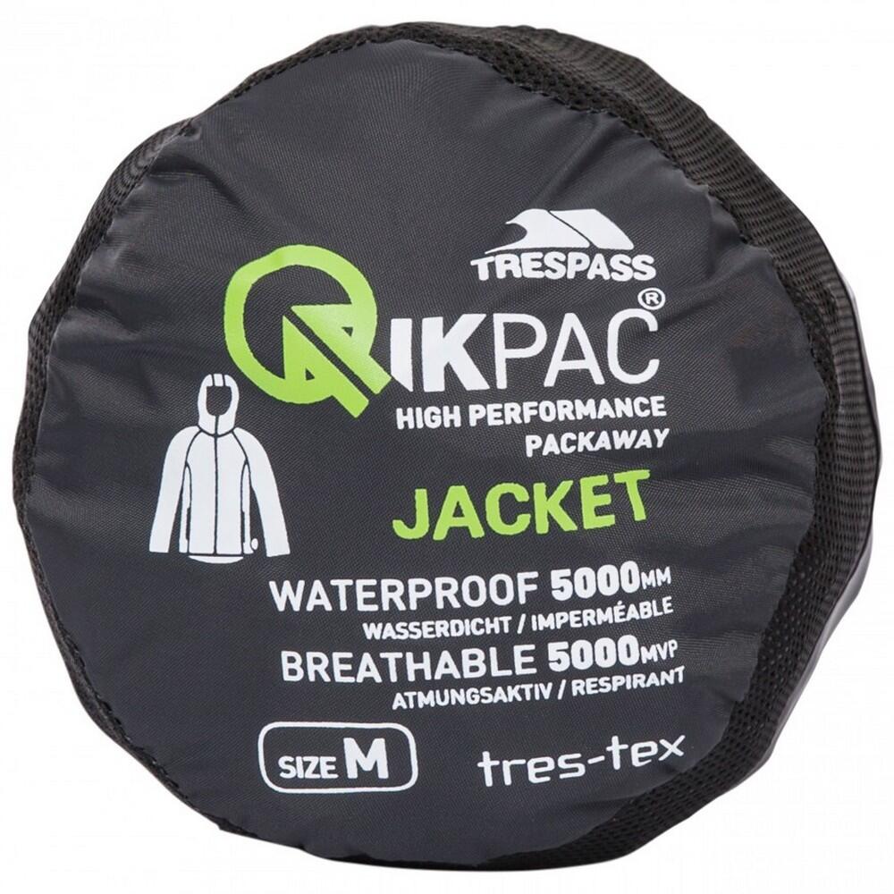 QIKPAC Unisex folding windbreaker (Dark gray/black)