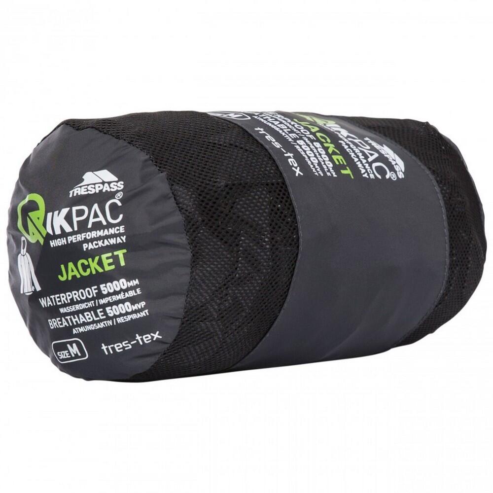 Coupevent Pliable QIKPAC Unisexe (Gris Foncé/noir) 4/5