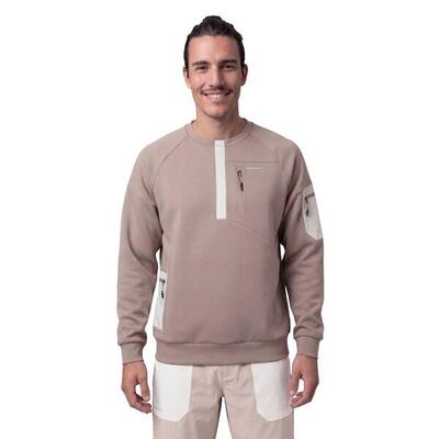 Heren technische wandeltrui tatras sand beige