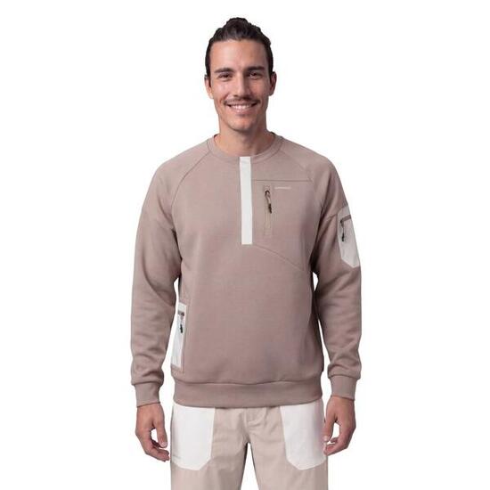 Felpa tecnica escursionismo uomo Tatras Sand Beige