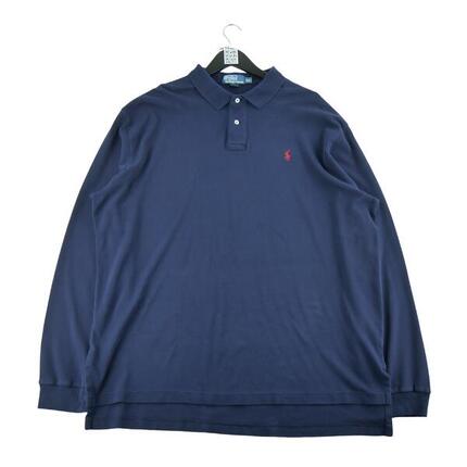 Seconde vie - Polo manches longues Homme Marine - Excellent