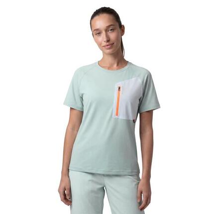 Damen wander-funktionsshirt Waterton-W Green Grün